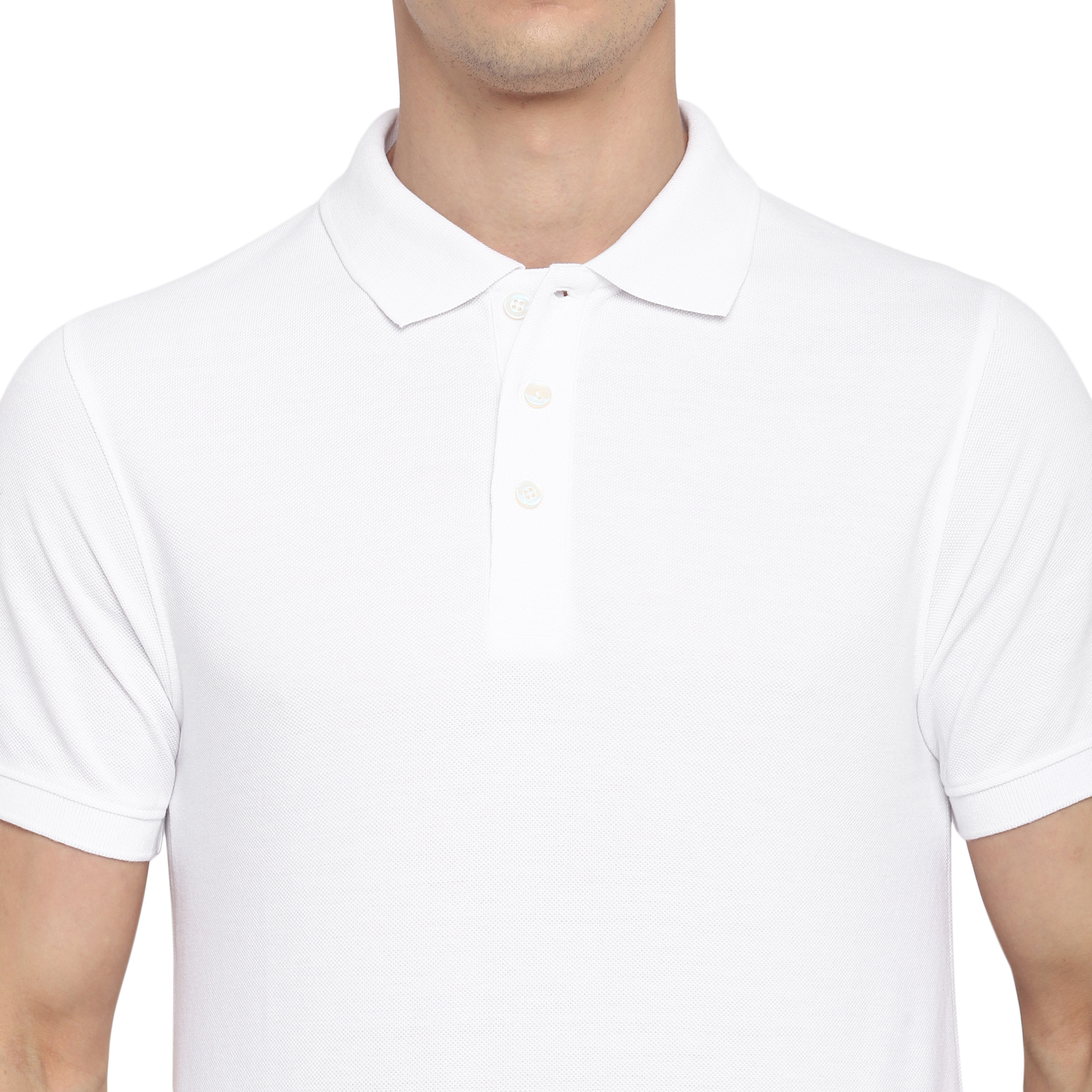 T-Shirts / Polo Collar / PC Pique / White - 6