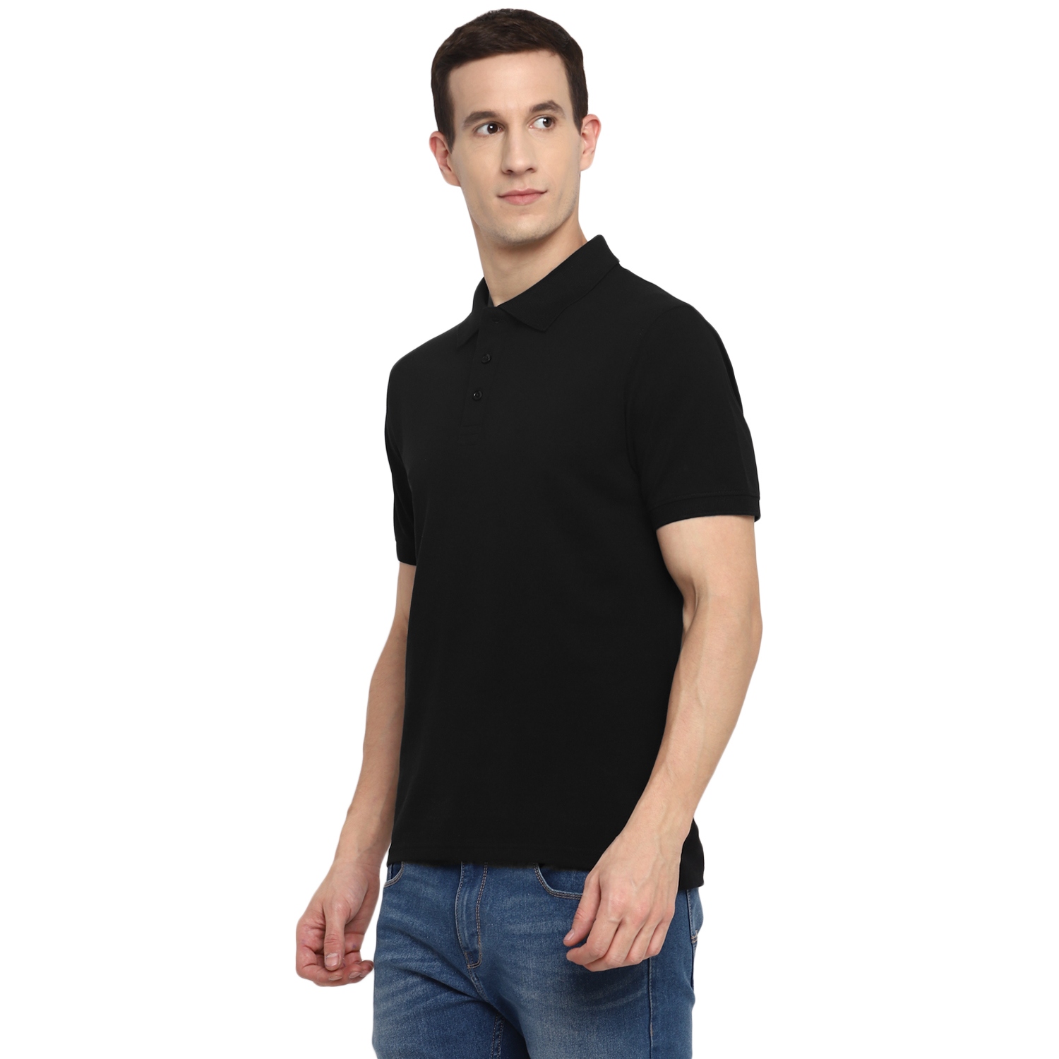 T-Shirts / Polo Collar / PC Pique / Black - 4