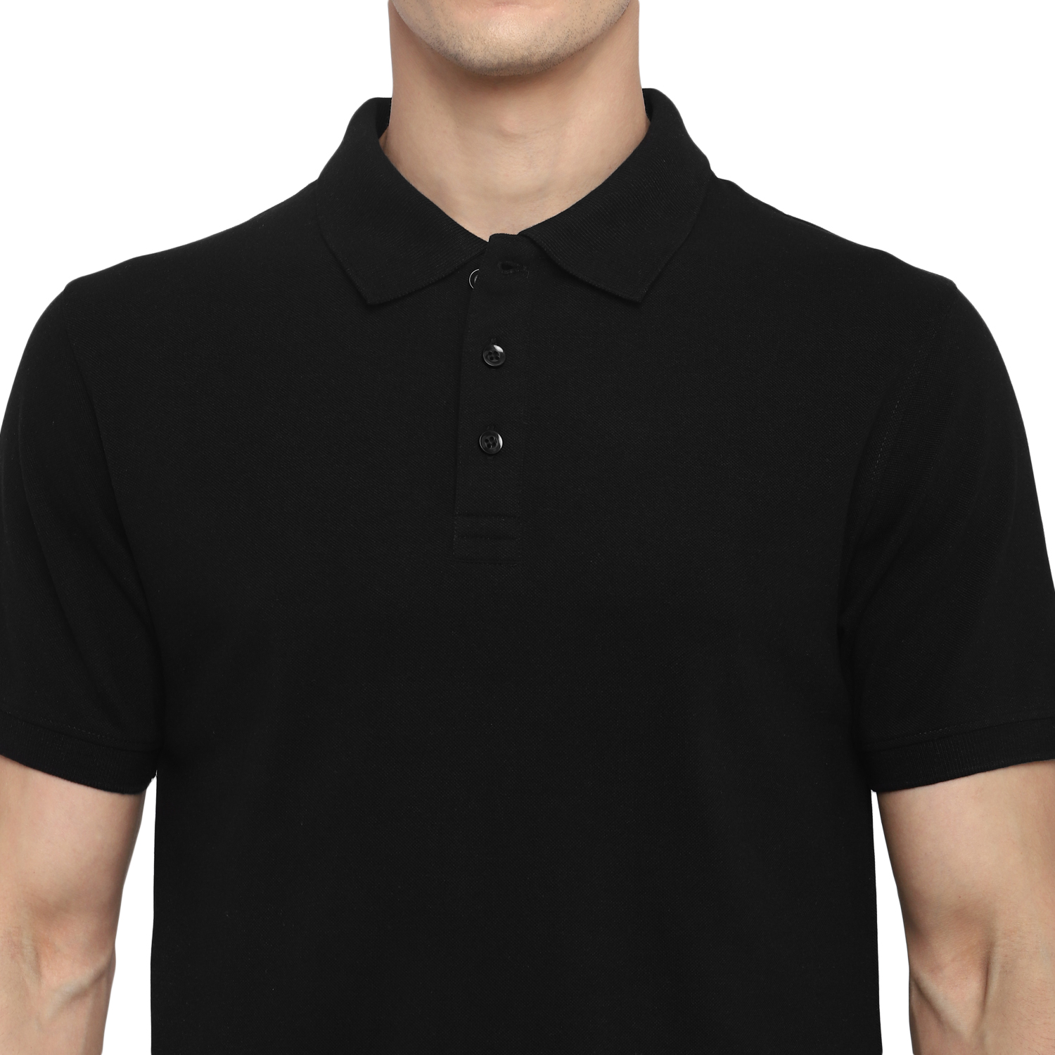 T-Shirts / Polo Collar / PC Pique / Black - 6