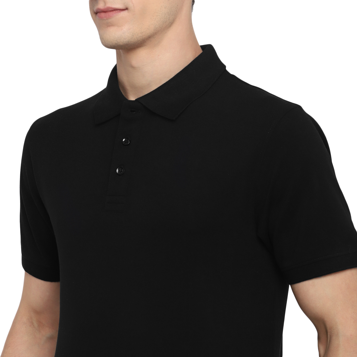 T-Shirts / Polo Collar / PC Pique / Black - 7