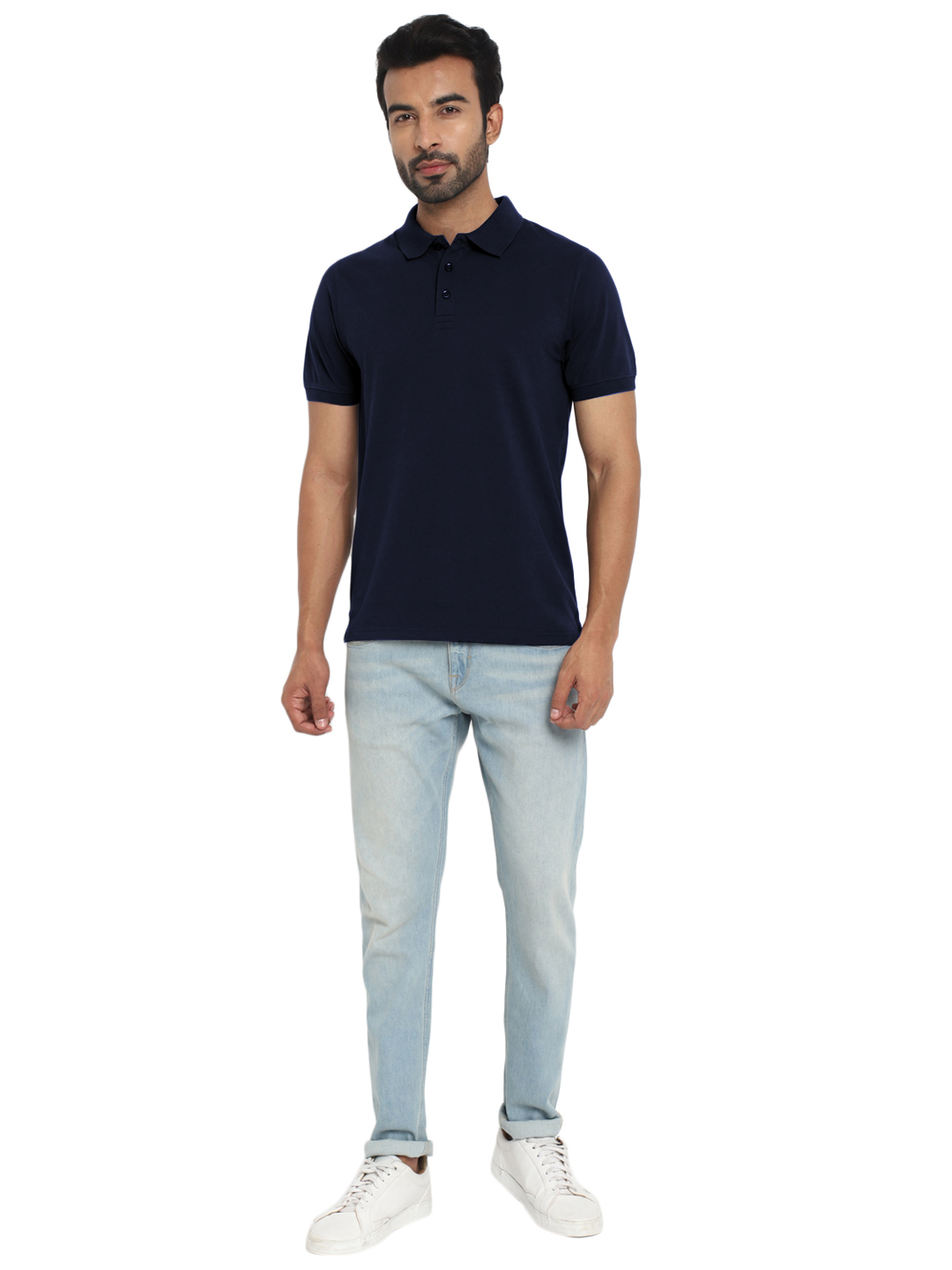 T-Shirts / Polo Collar / PC Pique / Navy Blue - 2