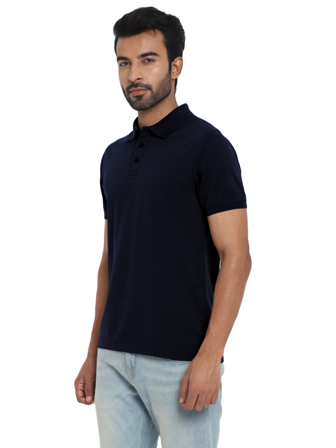 T-Shirts / Polo Collar / PC Pique / Navy Blue - 4