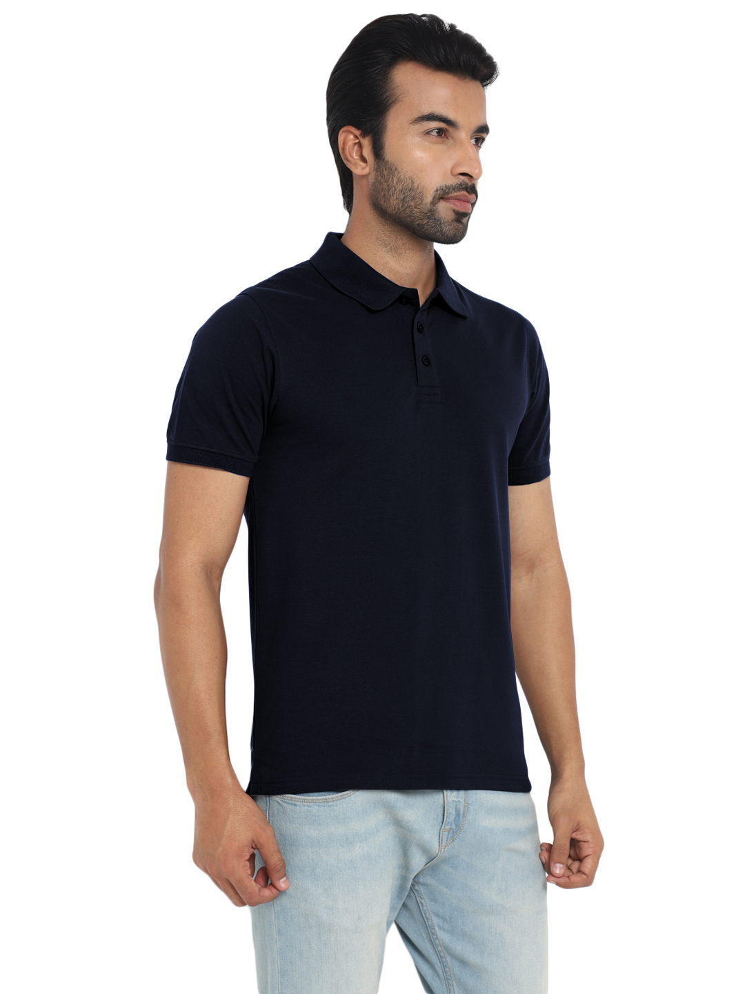 T-Shirts / Polo Collar / PC Pique / Navy Blue - 5