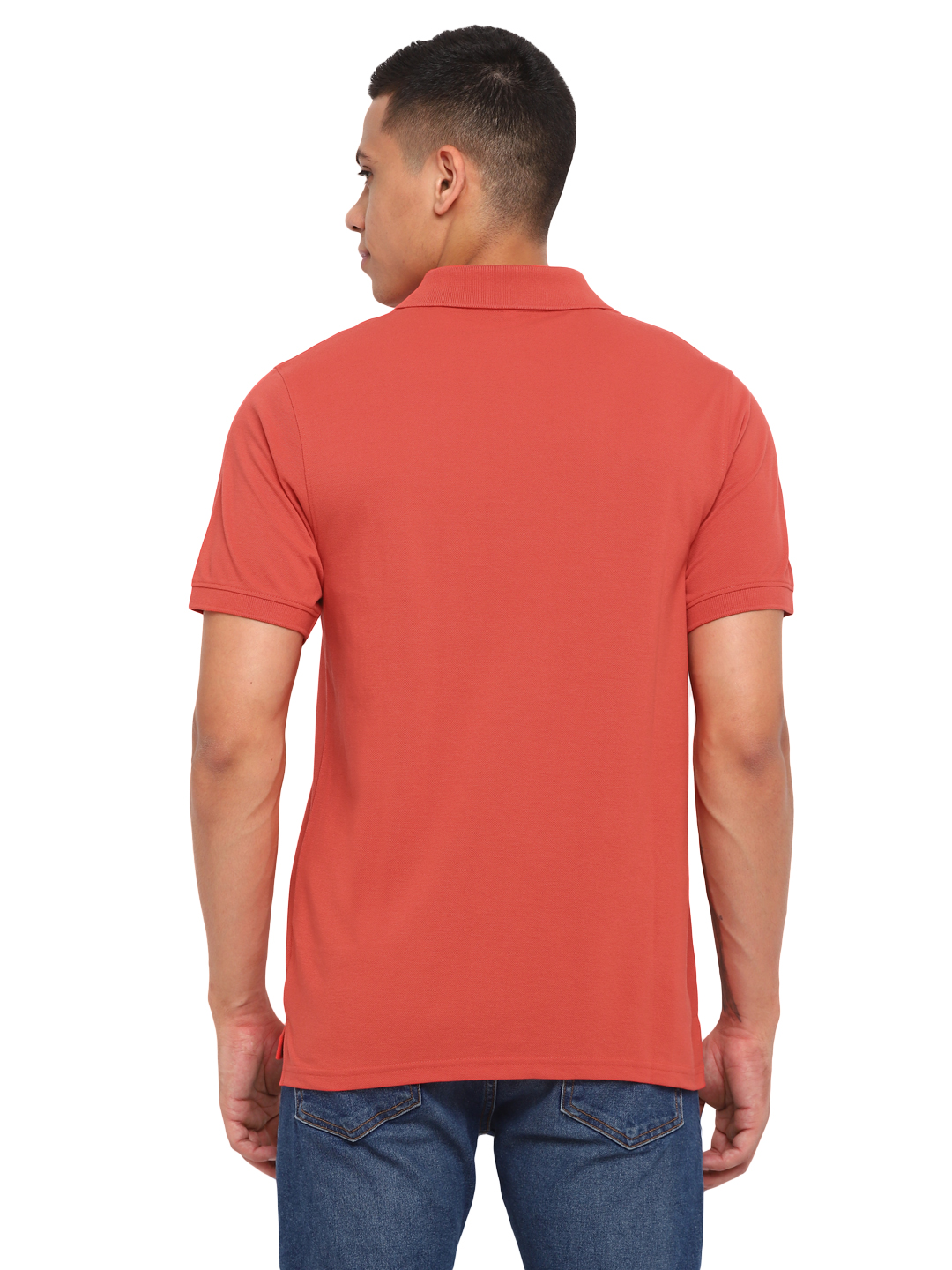 T-Shirts / Polo Collar / PC Pique / Brick Red - 3