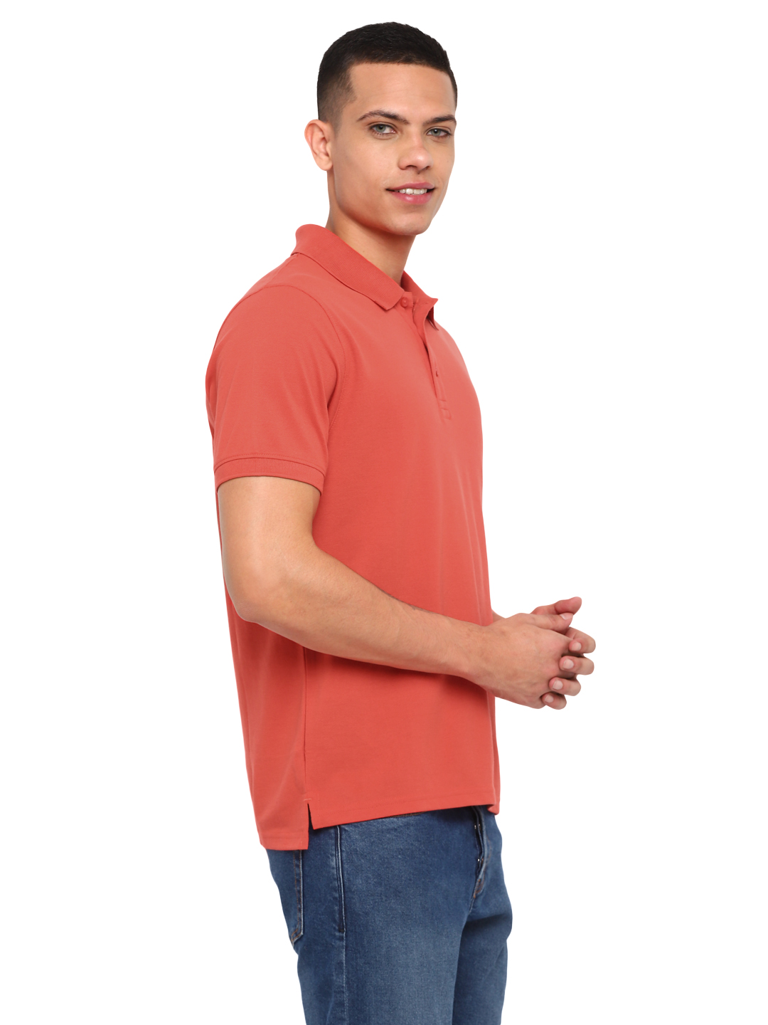 T-Shirts / Polo Collar / PC Pique / Brick Red - 5