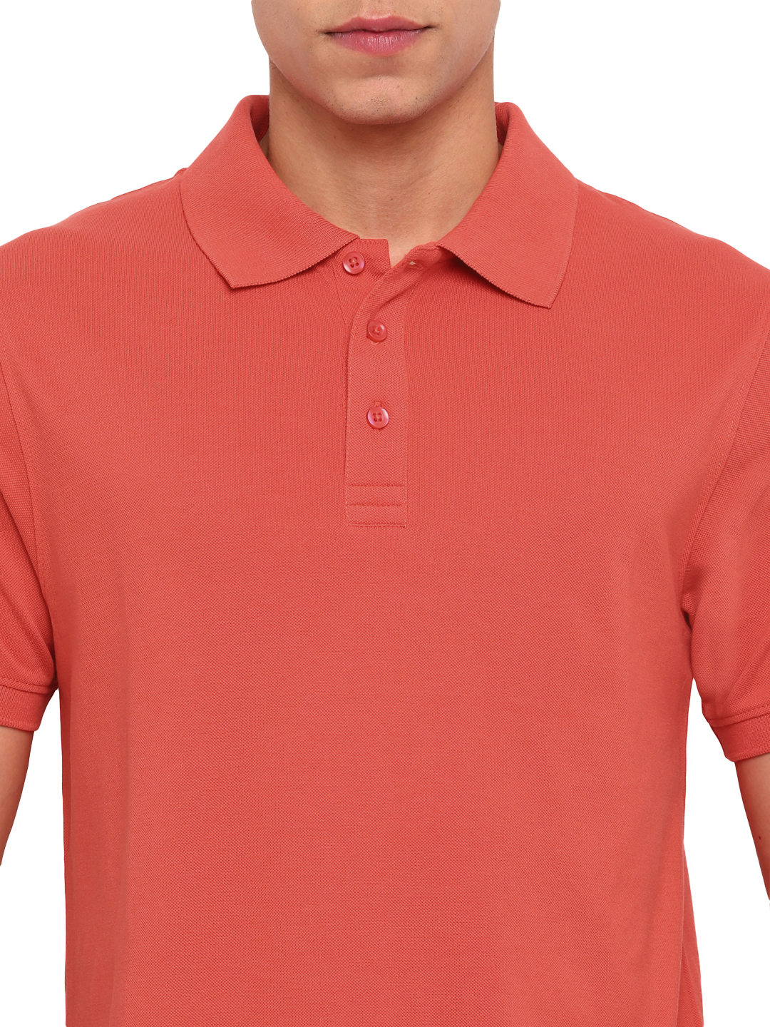 T-Shirts / Polo Collar / PC Pique / Brick Red - 6