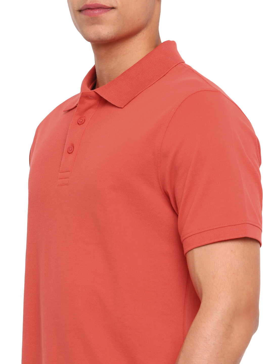 T-Shirts / Polo Collar / PC Pique / Brick Red - 7