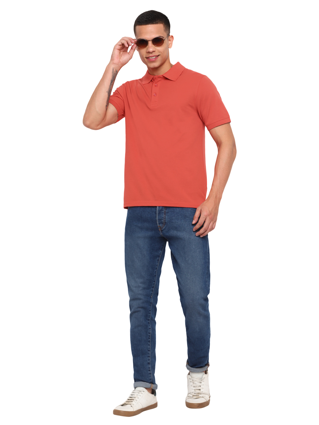 T-Shirts / Polo Collar / PC Pique / Brick Red - 8