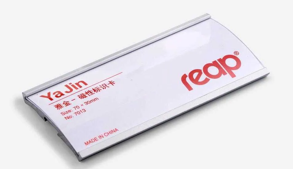 Reap 7305 Ya Jin Aluminum Badge Holder (70x30mm) (W/O Magnet)