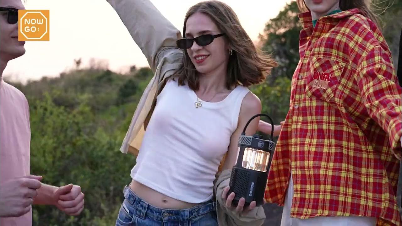 NowGoF1 Camping Light Wireless Bluetooth Speaker (SandStone) - 5