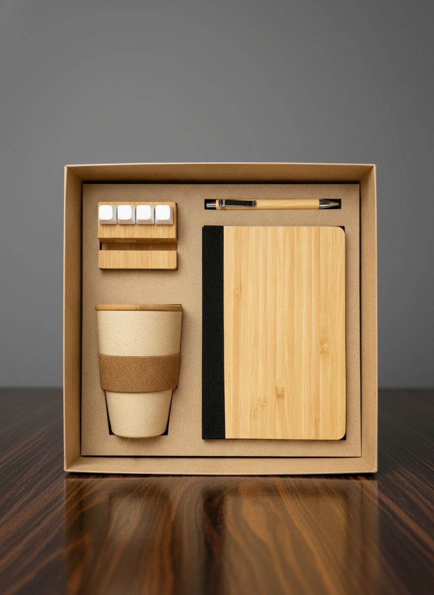 Eco Bamboo 4-in-1 Gift Set