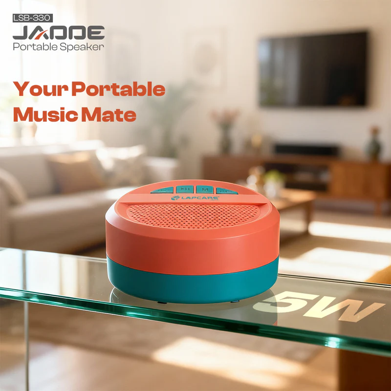 Lapcare Jadde | 5W Clear Audio | Bluetooth v5.4 | 8 Inch * 2 drivers | Up to 8 Hours | Multiple Connectivity - 2