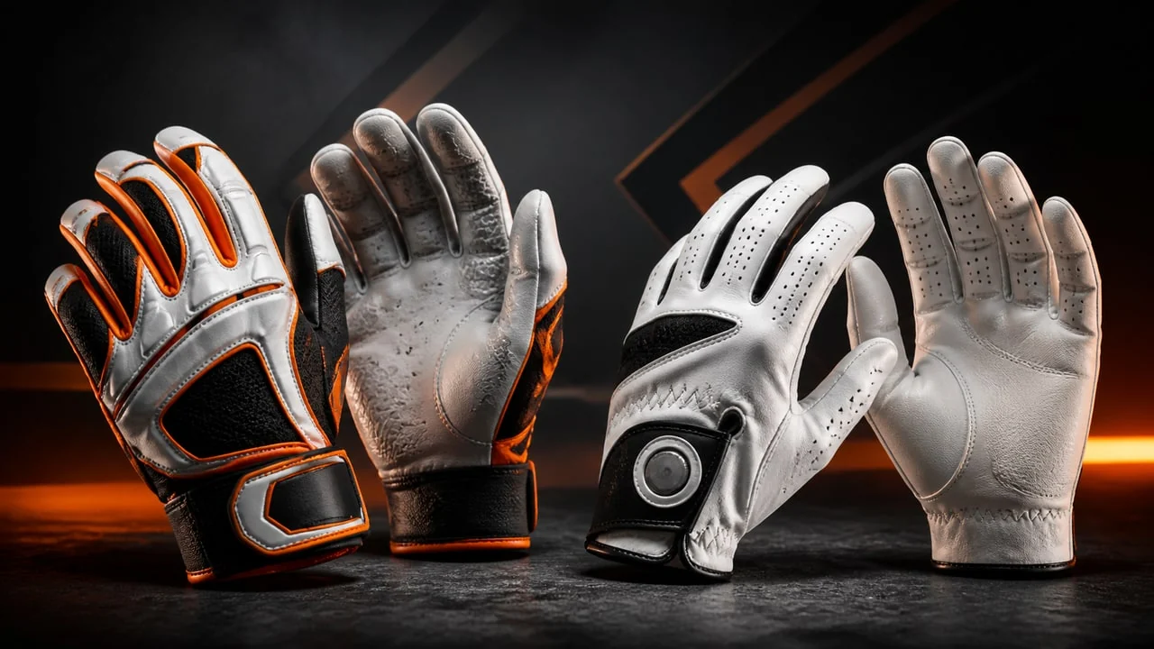 Custom sports gloves and batting gloves