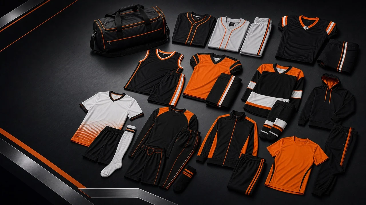 Sportswear and team uniforms