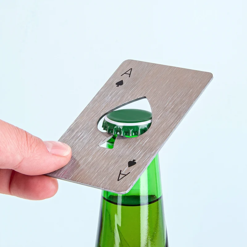 Schoppen Aas Flesopener