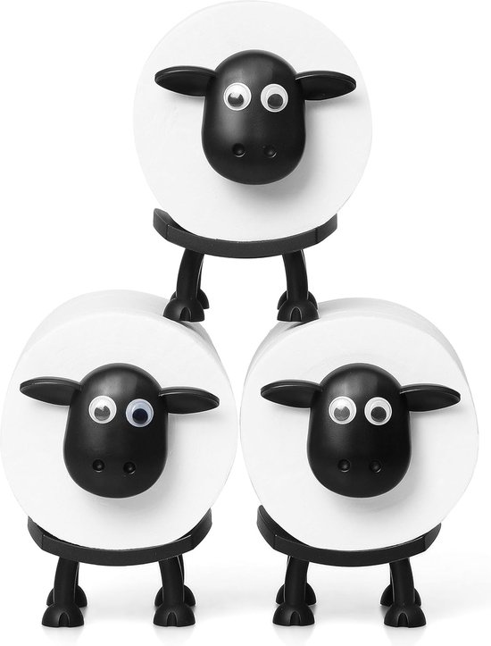 Wc Rolhouder Zwart Schaap