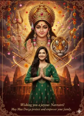 Gemini "Joyous Navratri" Prompt