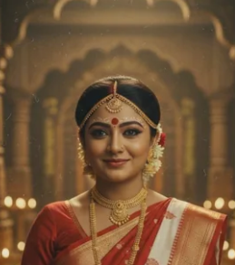 Gemini Durga Puja Portrait Prompt