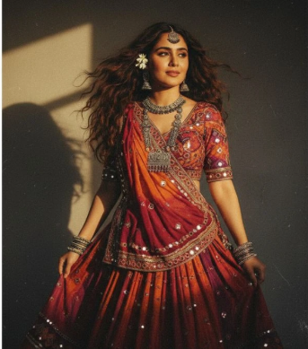 Gemini Vintage Navratri Garba Prompt
