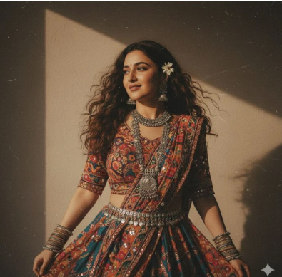 Gemini 90s Navratri Garba Prompt