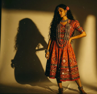 Gemini Retro Navratri Prompt
