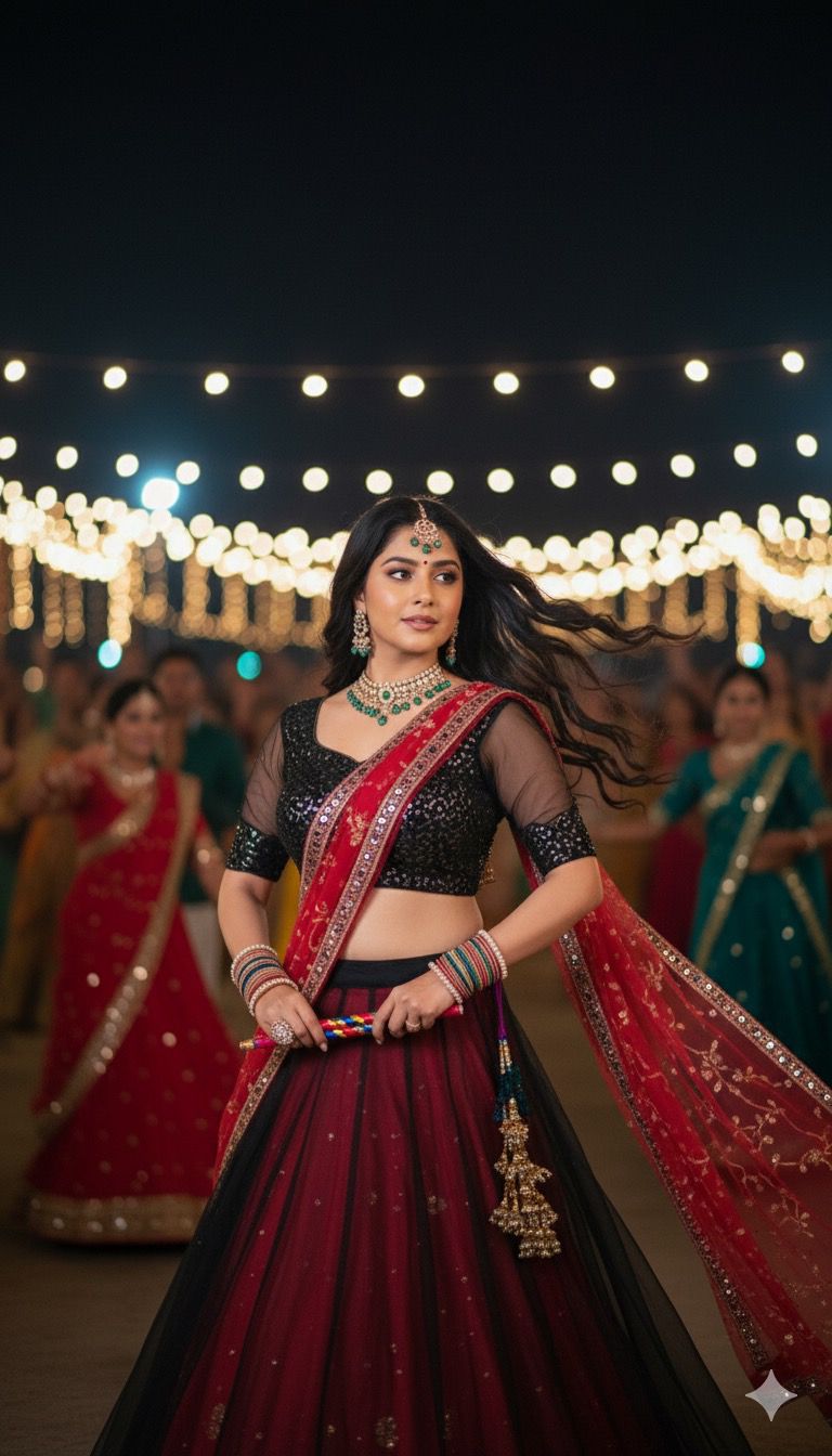 Gemini Dandiya Night Prompt