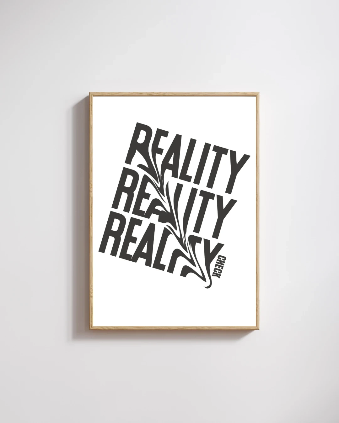 Reality Check Typography