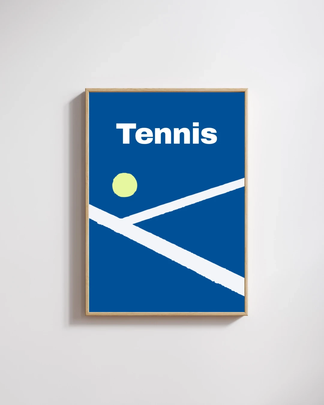 Tennis Court Typography