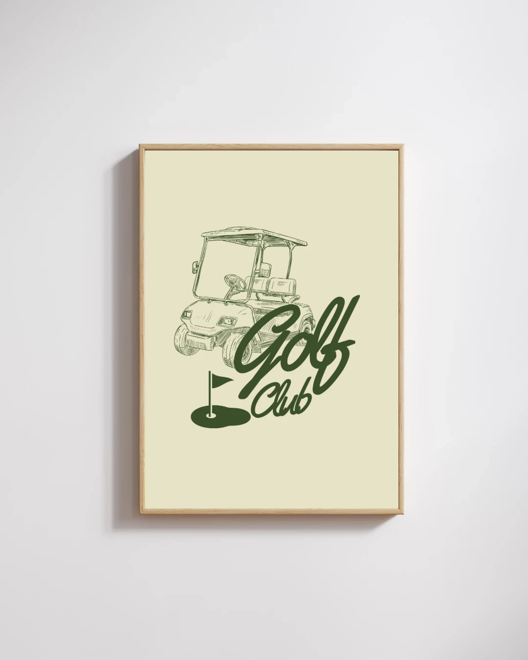 Golf Arabası Çizimi