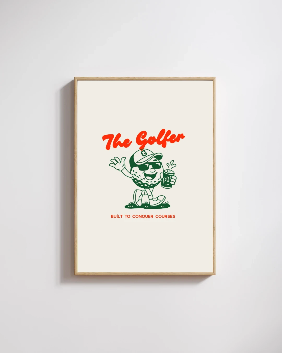 The Golfer Karakter Çizimi