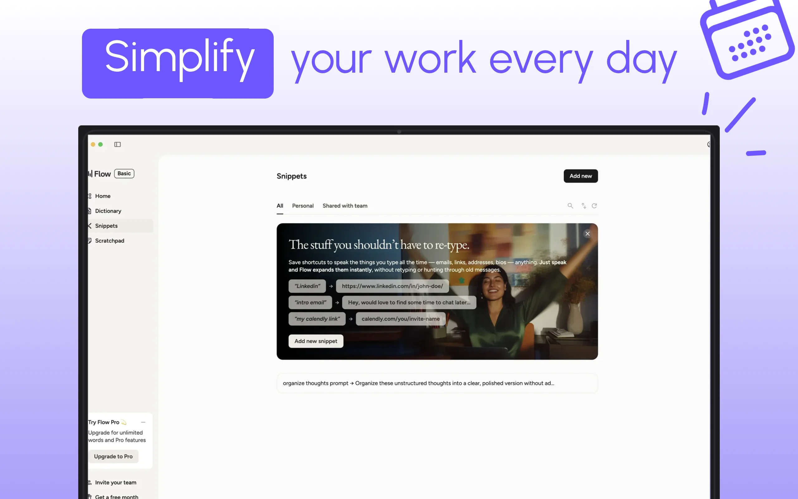 App Store screenshot template for focus Mac app – upgrade to pro screen