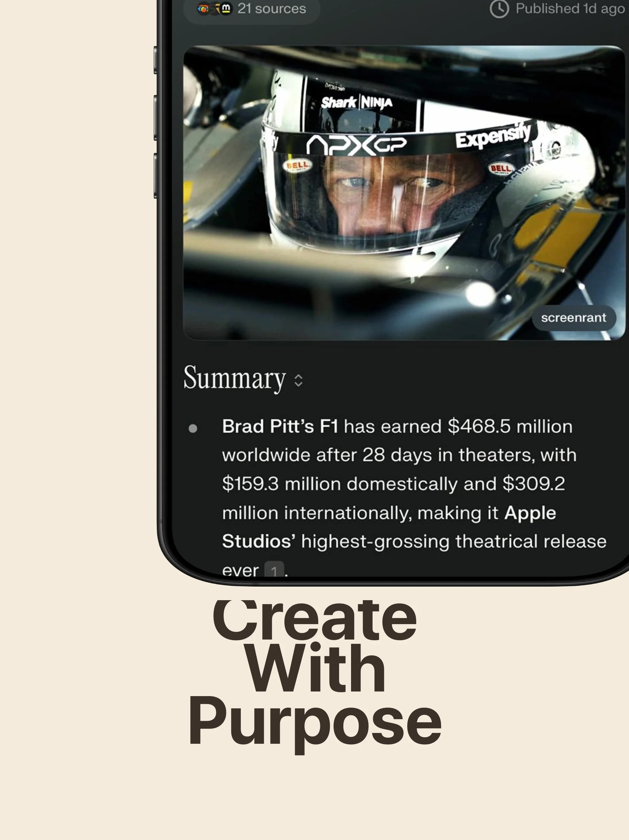 App Store screenshot template for storytelling app – profile and posts iPad