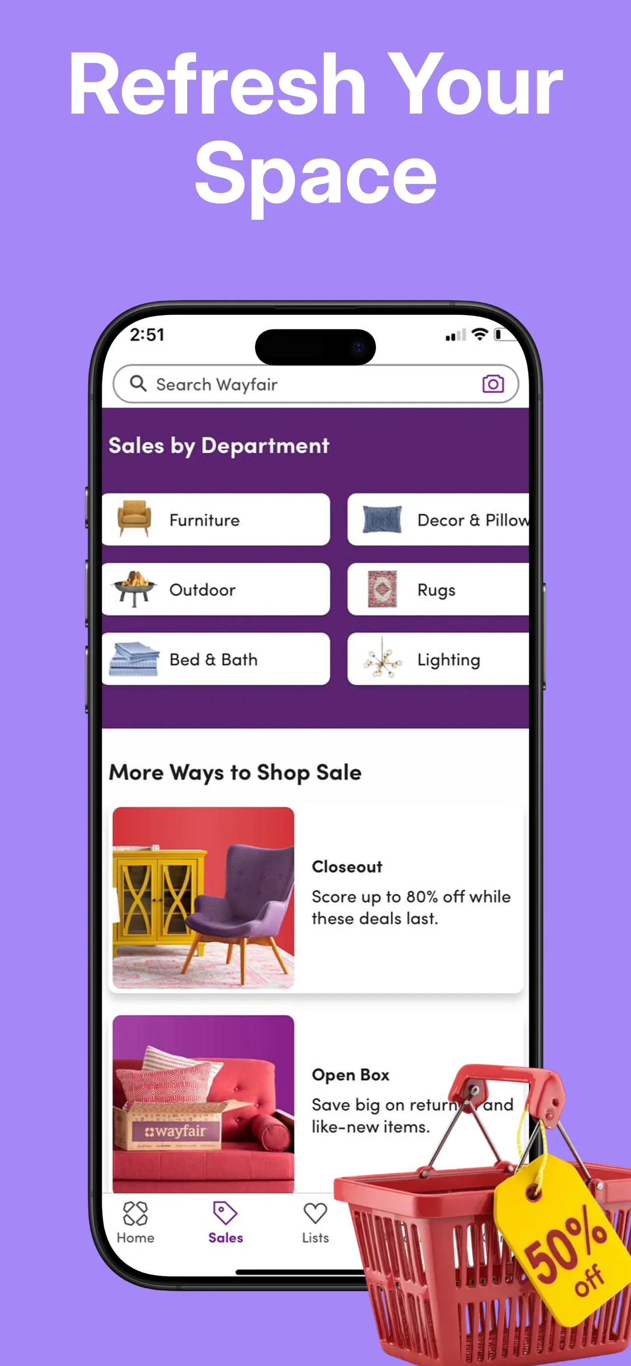 App Store screenshot template for fashion app – product detail view