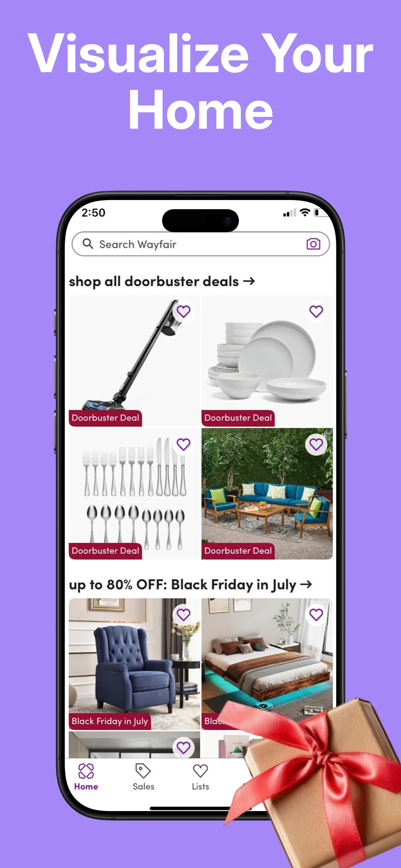 App Store screenshot template for fashion app – wishlist and saved items