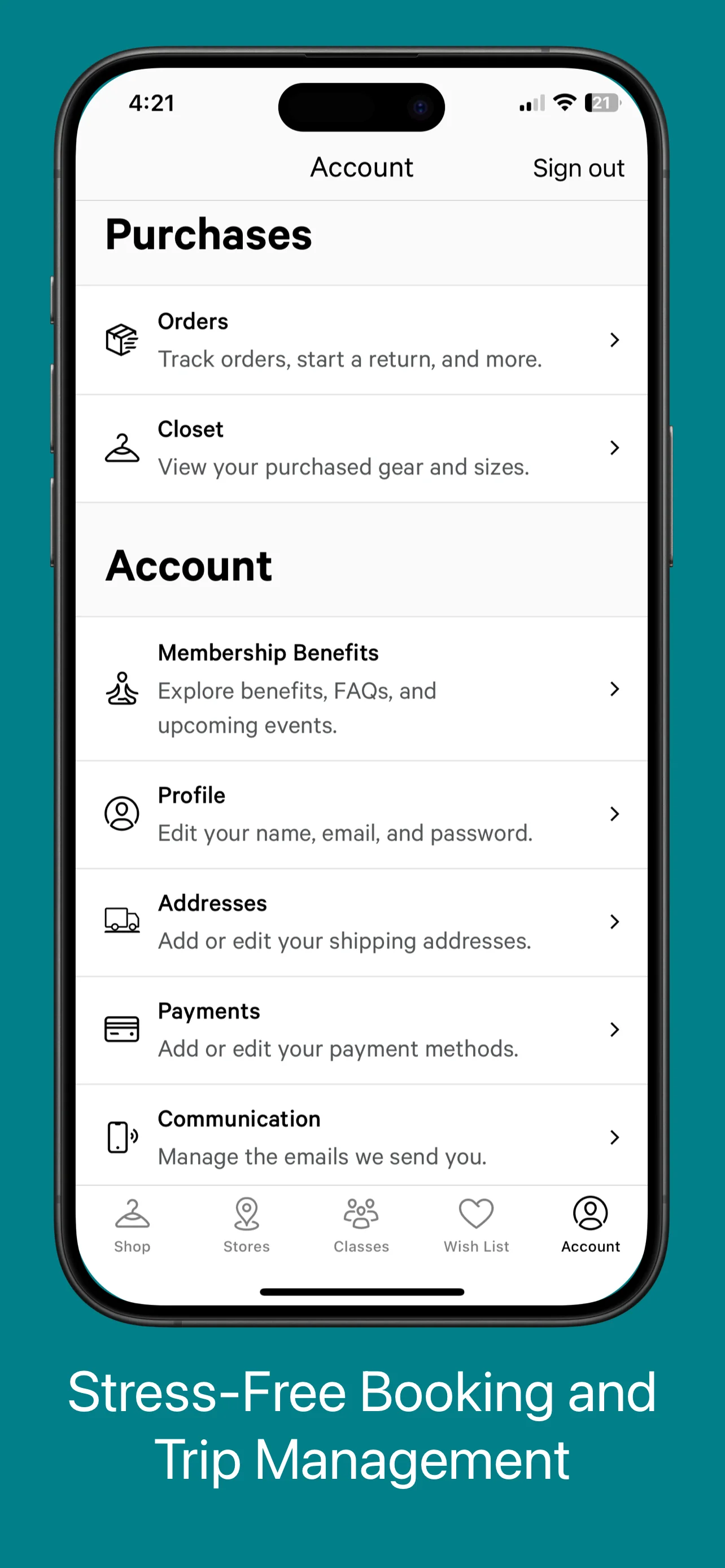 App Store screenshot template for travel app – map view accommodations