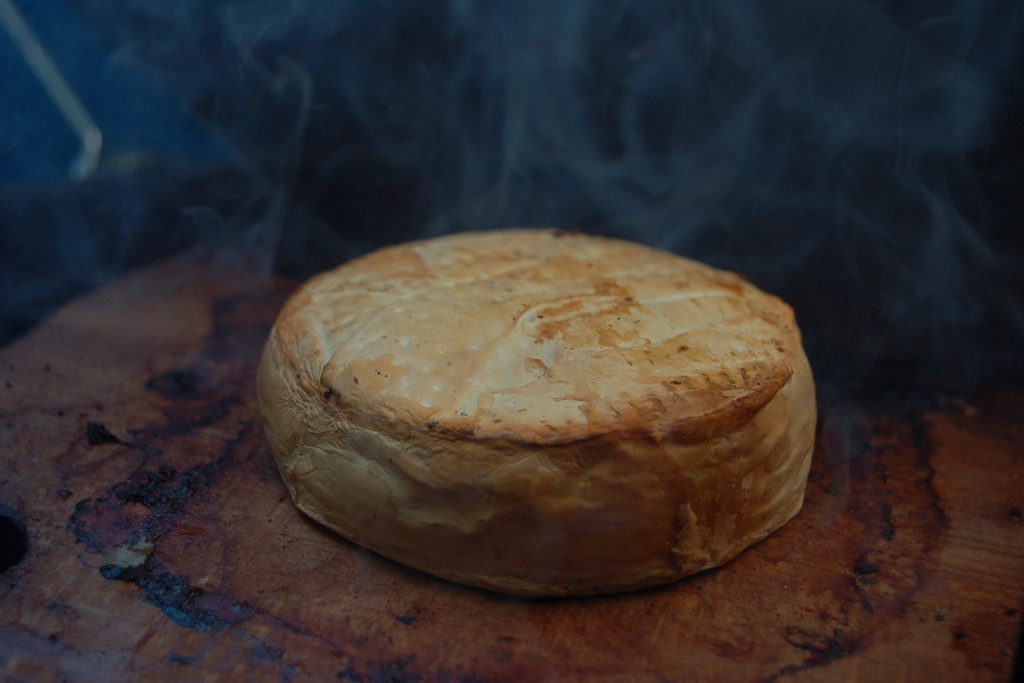 Camembert rôti au miel