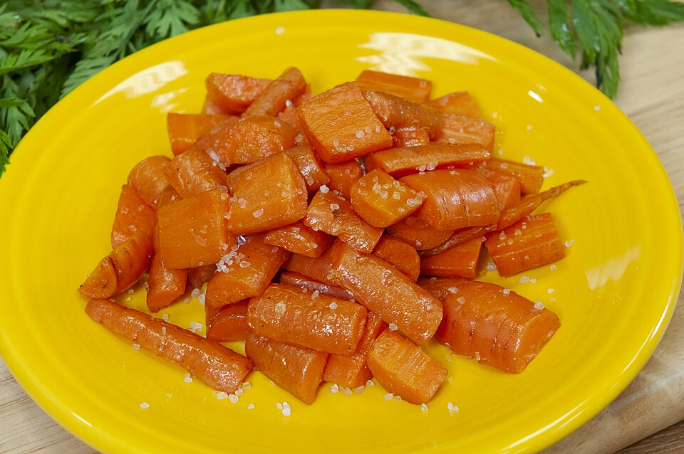 Carottes glacées au miel