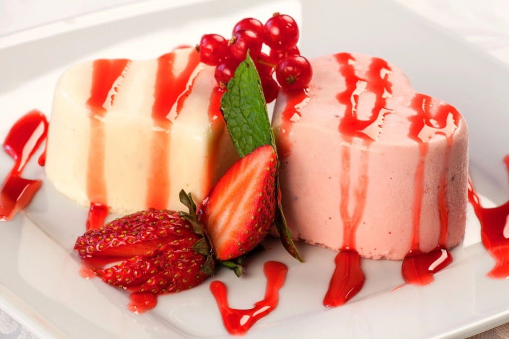 Panna cotta à la crème fermière