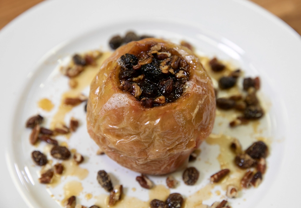 Pommes au four au miel