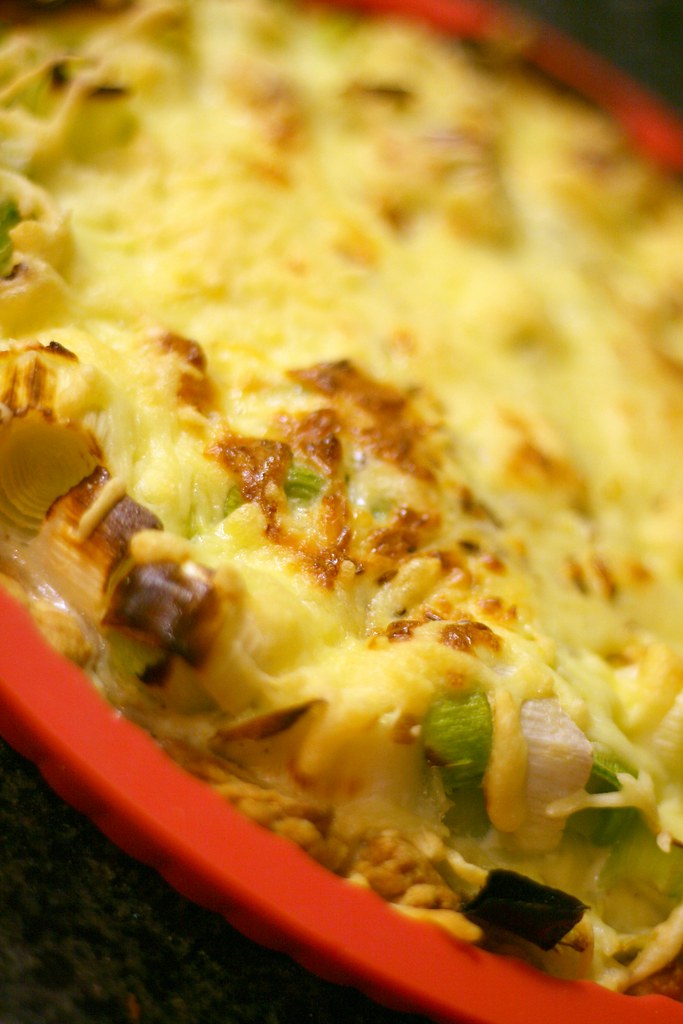Quiche aux poireaux