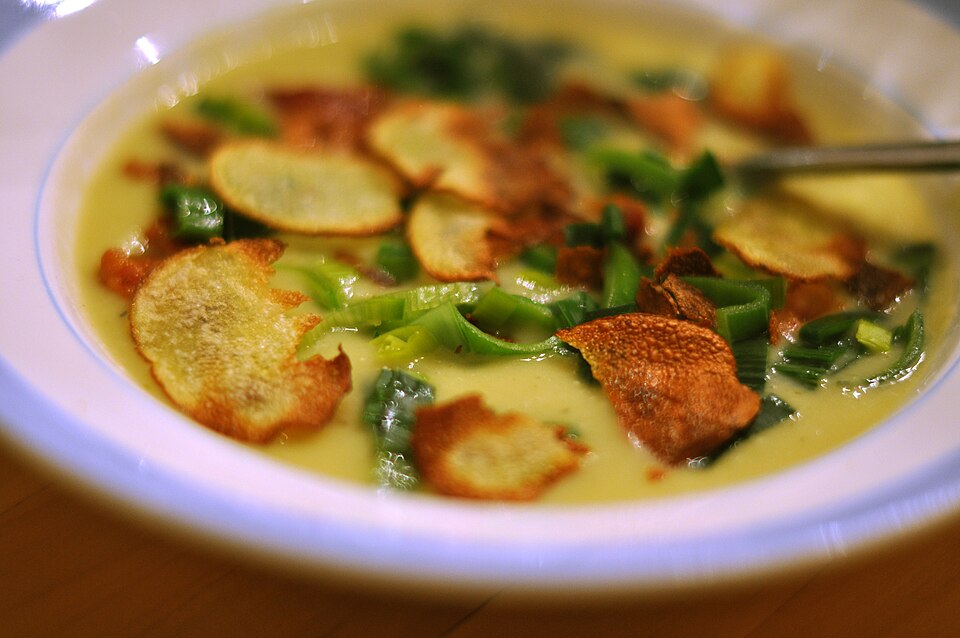 Soupe poireaux-pommes de terre