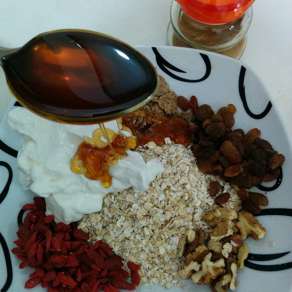Yaourt maison miel & noix