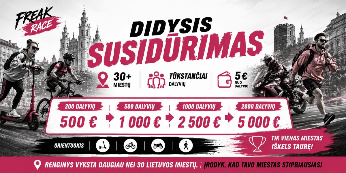 Freak race: Didysis susidūrimas