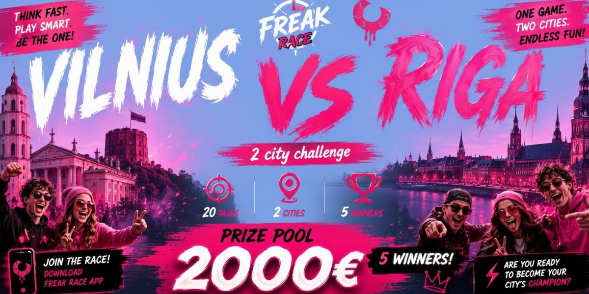 Freak race: Riga vs Vilnius (2 men )