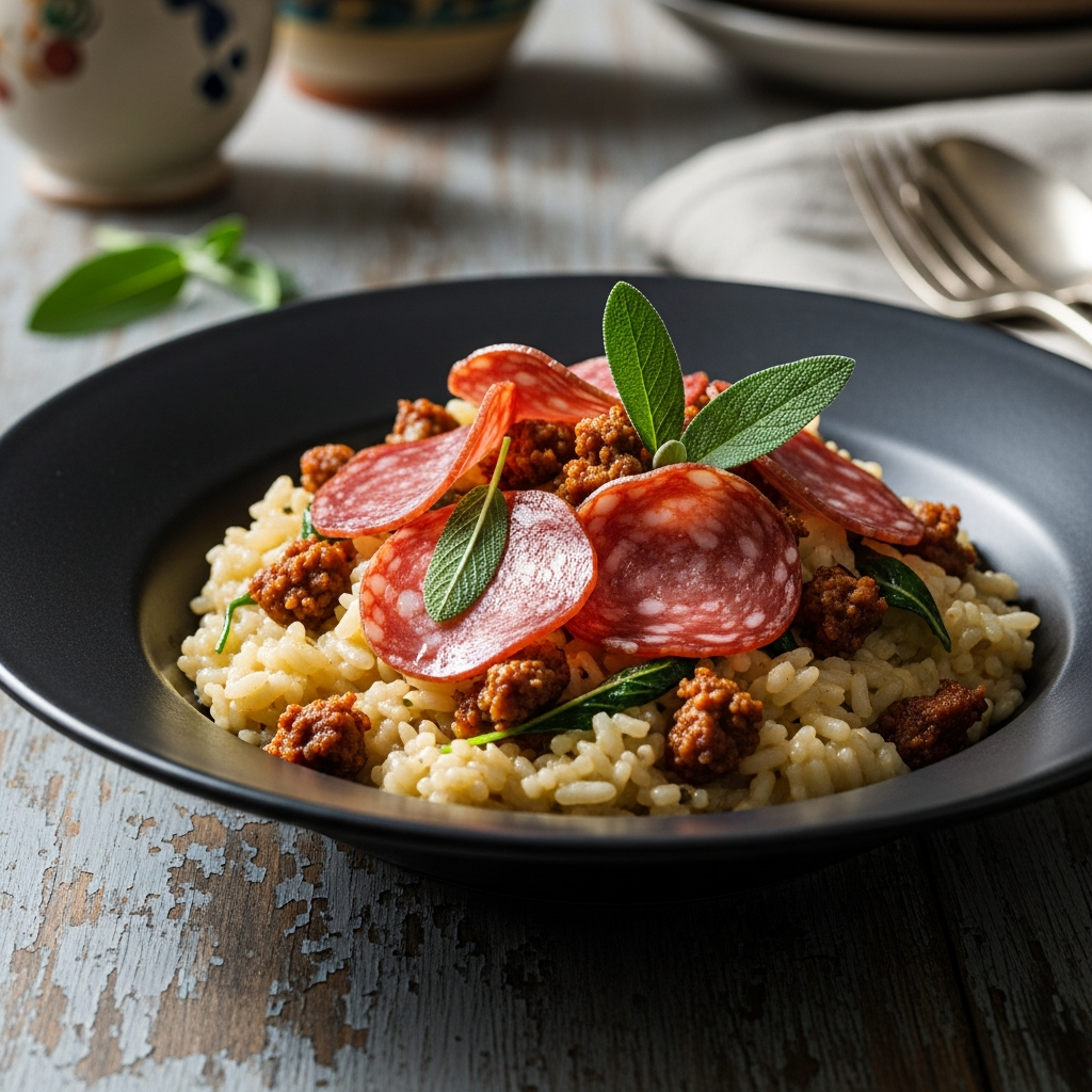 Salami & Salsiccia Risotto