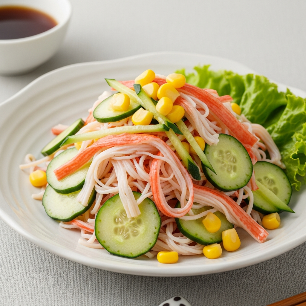 Japanese Kani Salad カニカマサラダ