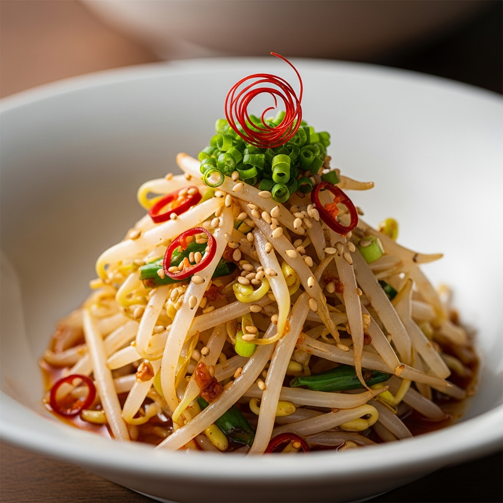Spicy Bean Sprout Salad (ホットもやし)