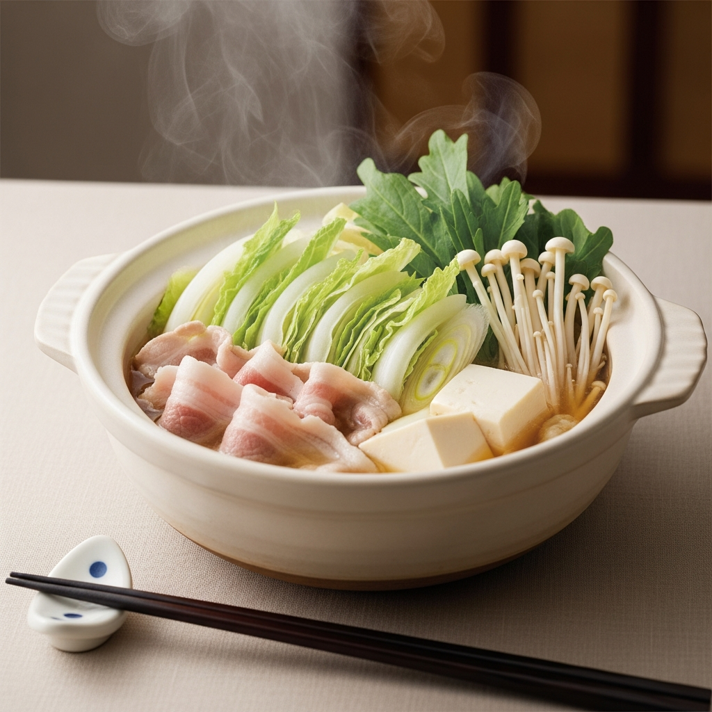 Hot Pot for One 白菜と豚バラの一人鍋 – ‘Midnight Diner: Tokyo Stories