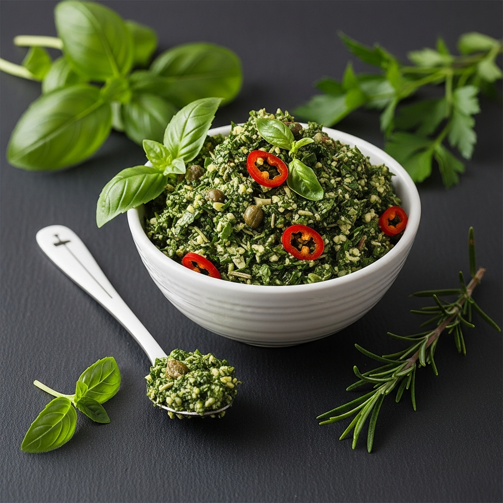 Unconventional Herb Pesto