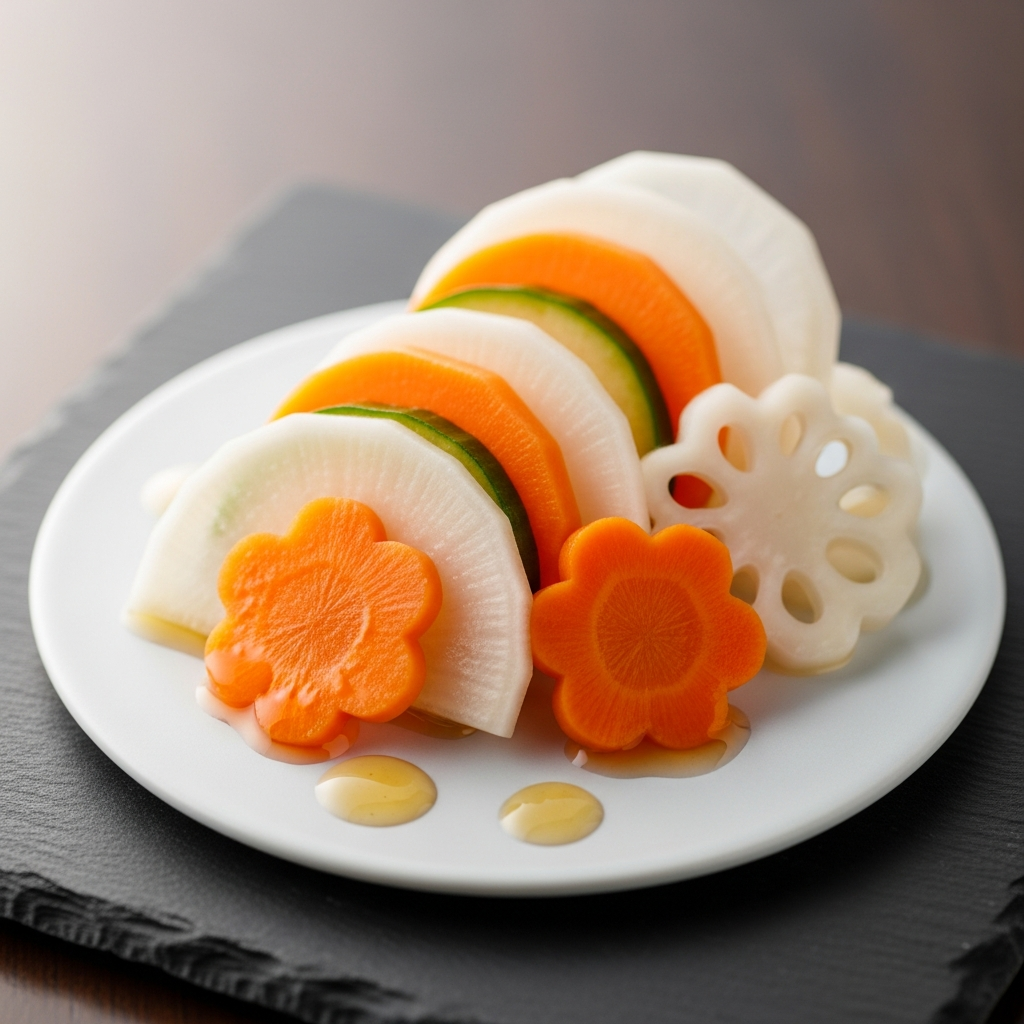 Tsukemono – Amazuzuke (Sweet Vinegar Pickling)